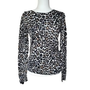 J. Crew light weight animal print sweater
